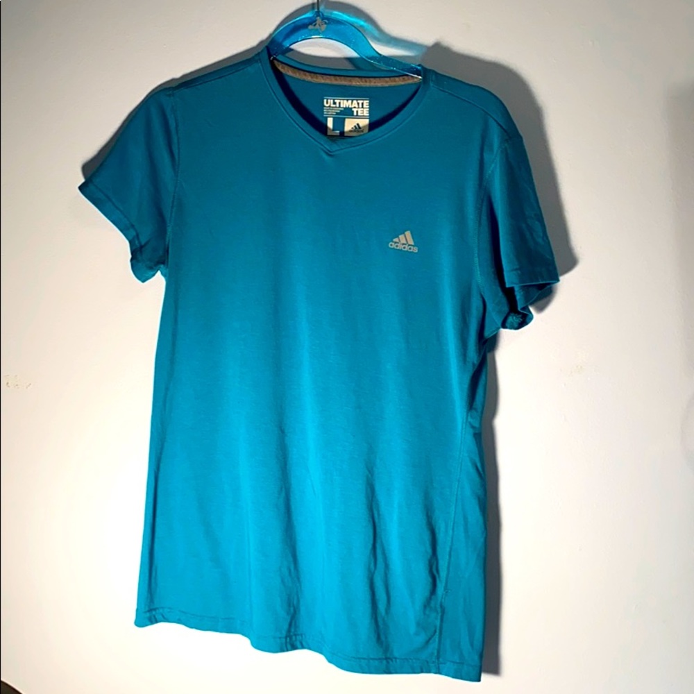 Teal adidas woman’s large shirt